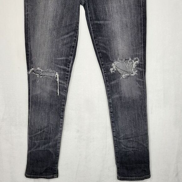 Citizens of Humanity Distressed Carlie Crop High Rise Skinny Jeans Size 29 - Picture 4 of 14